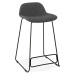 Tmavě šedá barová stolička Kokoon Vancouver Mini, výška sedu 66 cm