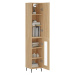 vidaXL Skříň highboard dub sonoma 34,5 x 34 x 180 cm kompozitní dřevo