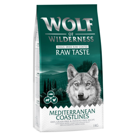 Wolf of Wilderness "Mediterranean Coastlines" jehněčí, kuřecí a pstruh - bez obilovin - 5 x 1 kg