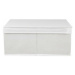 Compactor Skládací úložná kartonová krabice Wos, 30 x 43 x 19 cm, bílá