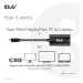Club3D aktivní adaptér mini DisplayPort 1.4 na HDMI 4K@120Hz s DSC1.2, černá - CAC-1186