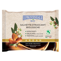 I Provenzali Bio Čisticí odličovací ubrousky Argan 20 ks