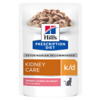 Hill's Prescription Diet, 36 x 85g - 24 + 12 zdarma - kapsiček (losos)