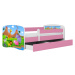 Kocot kids Dětská postel Babydreams safari růžová, varianta