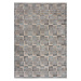 Šedo-béžový koberec 200x290 cm Evelyn Blocks – Flair Rugs