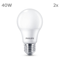 Philips Philips LED žárovka E27 4,9W 470lm 2700K matná 2ks