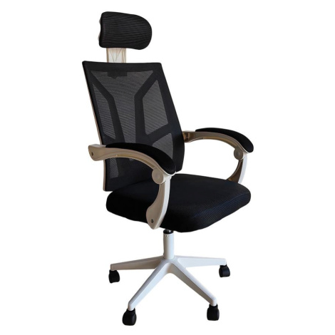 Kancelářská židle Drake 4797 černá/bílá BAUMAX