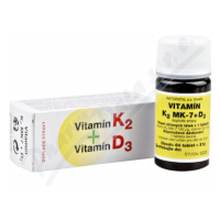 NATURVITA Vitamín K2+D3 tbl.60