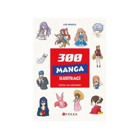 300 manga ilustrací - kolektiv CPRESS