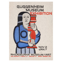 Obrazová reprodukce Guggenheim Museum Exhibition (Vintage Museum), (30 x 40 cm)