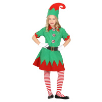 Guirca Dívčí vánoční kostým - Elfka Velikost - děti: M