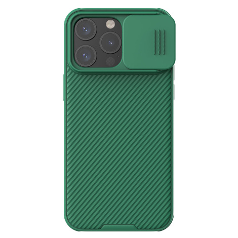 Nillkin CamShield Pro Magnetic silikonové pouzdro na iPhone 15 PRO MAX 6.7" Green