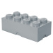 LEGO úložný box 8 - tmavě šedá