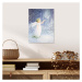 Nexos 86791 Nástěnná malba anděl strážný, 40 LED, 30 x 40 cm