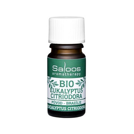 Saloos 100% Bio přírodní esenciální olej Eukalyptus Citriodora 5 ml