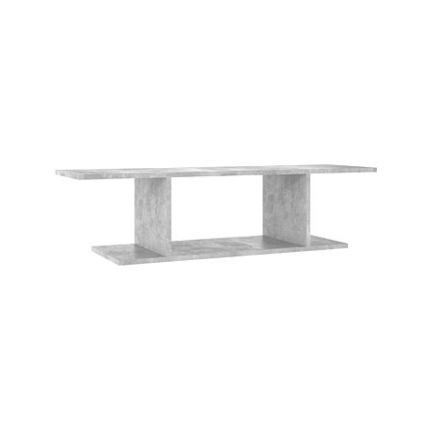 SHUMEE nástěnná betonově šedá, 103 × 30 × 26,5 cm