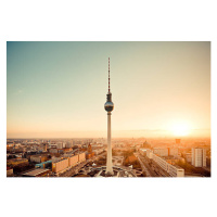 Fotografie Berlin skyline with Tv Tower, (Fernsehturm), spreephoto.de, 40 × 26.7 cm