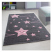 ELIS DESIGN Dětský koberec - Růžové komety rozměr: 160x230