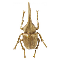KARE Design Nástěnná dekorace Herkules Beetle - zlatá