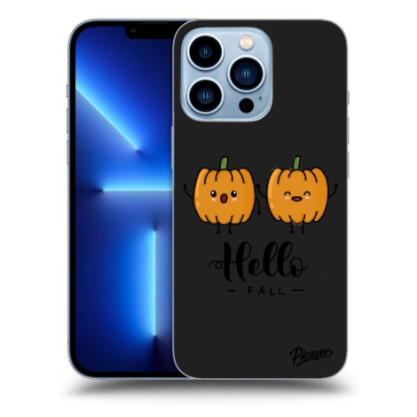 Silikonový černý obal pro Apple iPhone 13 Pro - Hallo Fall
