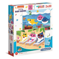 Clementoni Puzzle 2x20 dílků Baby Shark 24777