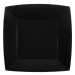 Santex Papierové taniere štvorcové - jednofarebné 18 x 18 cm Barva: Černá