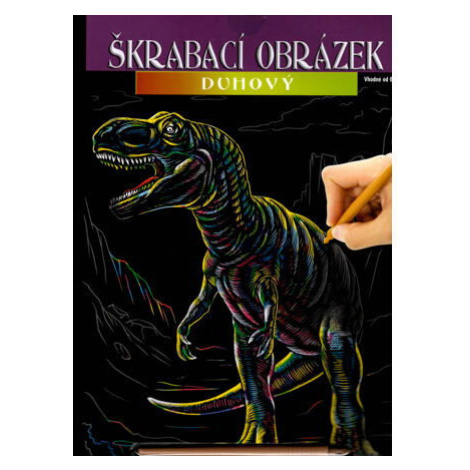 SMT Škrabací obrázek duhový - dino, více druhů