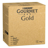 GOURMET Gold jemná paštika, variace chutí, 96 × 85 g