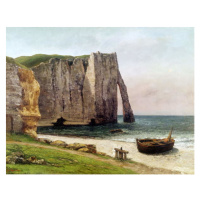 Obrazová reprodukce The Cliffs at Etretat, 1869, Gustave Courbet, 40 × 30 cm