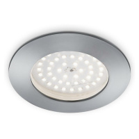 BRILONER LED vestavné svítidlo, pr. 10 cm, 10,5 W, hliník IP44 BRI 7206-019