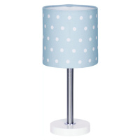 Livone Dětská stolní lampička - Modrá s puntíky