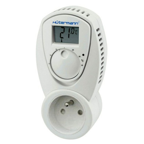 Hutermann Zásuvkový elektronický termostat Hütermann pro ovládání topení, např. koupelnový radiá Hunter