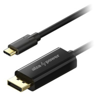 AlzaPower Core USB-C na DisplayPort 1.2 2m černý