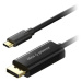 AlzaPower Core USB-C na DisplayPort 1.2 2m černý