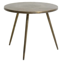 Kovový kulatý odkládací stolek ø 59 cm Monjas – Light & Living