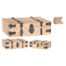 HOMESTYLING Úložná krabice dřevěná sada 2 ks KO-A65000870