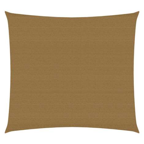 vidaXL Stínící plachta 160 g/m² taupe 7 x 7 m HDPE