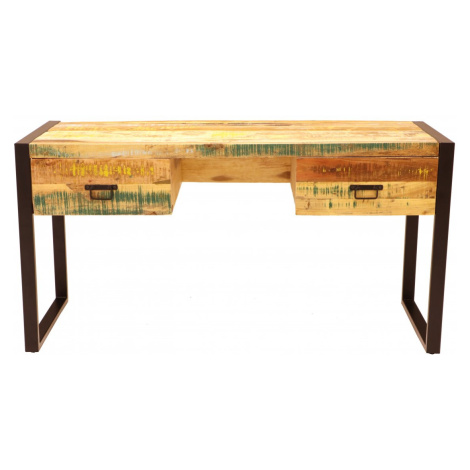 indickynabytek.cz - Psací stůl 160x76x70 Retro z recyklovaného mangového dřeva LAKŠMI