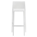 PEDRALI - Vysoká barová židle VOLT 678 DS - bílá