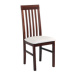 Jídelní židle NILO 1 Bílá Tkanina 26B