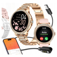 Chytré Hodinky Dámské Vodotěsné Hodinky Pl Menu Hovory Smart Watch 3 Řemínky