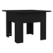 SHUMEE Konferenční stolek černý 55 × 55 × 42 cm dřevotříska, 810236