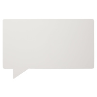Chameleon Designová bílá tabule, smaltovaná, SPEECH - komiksová bublina, š x v 880 x 580 mm, bíl