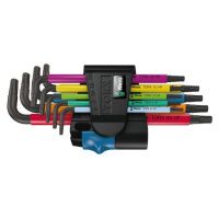 Wera 024179 Zástrčné klíče 967/9 Torx Multicolour HF 1. Sada 9 ks s přidržovací funkcí