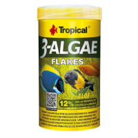 Tropical 3-Algae Flakes 250ml/50g krmivo s řasami pro sladkovodní  a mořské ryby