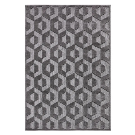 Antracitový koberec 160x235 cm Iconic Hexa – Hanse Home