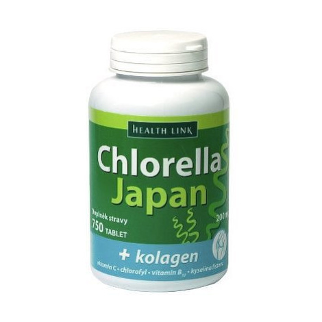 Chlorella Japan + Kolagen Tbl.750 Health link