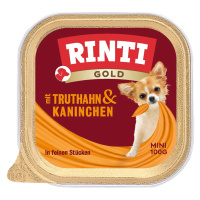 Rinti Gold Mini krůtí maso a králík 16 × 100 g