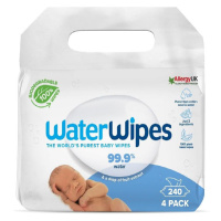 WATERWIPES 100% BIO Odbouratelné ubrousky 4x 60 ks