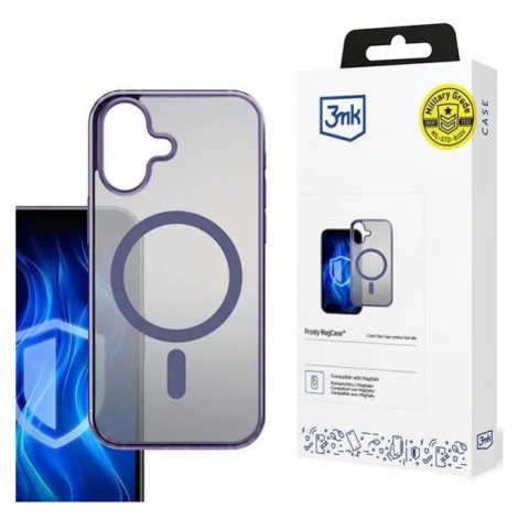 Kryt 3MK Frosty MagCase iPhone 16 fioletowy/purple ()